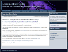 Tablet Screenshot of learningbluesguitar.com